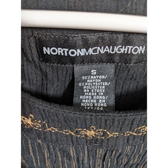 Vintage Norton McNaughton Top Sleeveless Y2K Embroidered Size Small - Picture 11 of 12